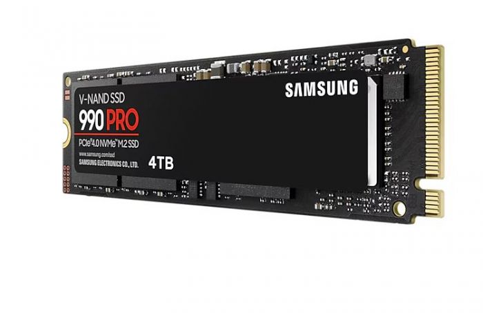 Накопичувач SSD  4ТB Samsung 990 PRO M.2 2280 PCIe 4.0 x4 NVMe V-NAND MLC (MZ-V9P4T0BW)