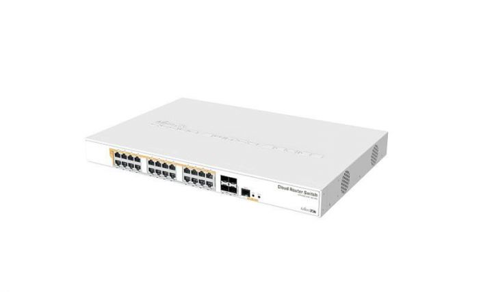 Комутатор MikroTik CRS328-24P-4S+RM