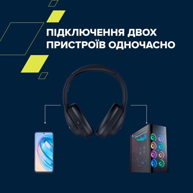 Bluetooth-гарнітура Canyon OnRiff 10 ANC Black (CNS-CBTHS10BK)