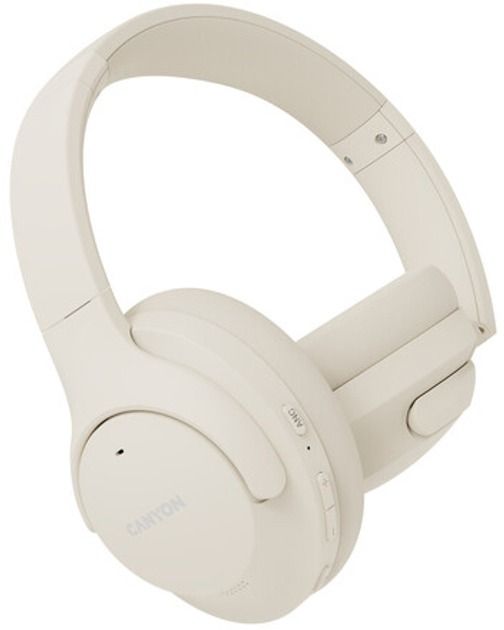 Bluetooth-гарнітура Canyon OnRiff 10 ANC Beige (CNS-CBTHS10BG)