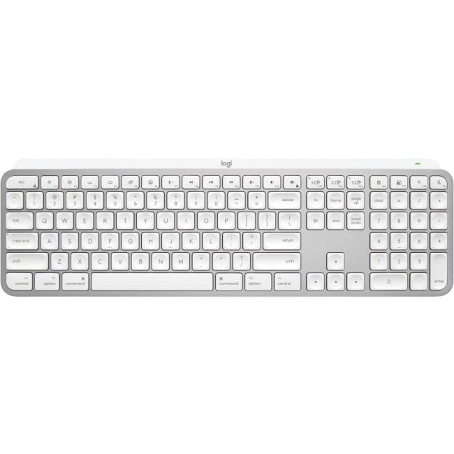 Клавiатура бездротова Logitech MX Keys S for Mac Pale Grey (920-011638)