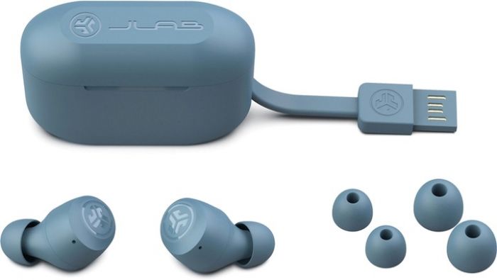 Bluetooth-гарнітура JLab Go Air Pop TWS Grey (IEUEBGAIRPOPRSLT124)