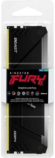 Модуль пам`ятi DDR4 16GB/3200 Kingston Fury Beast RGB (KF432C16BB2A/16)