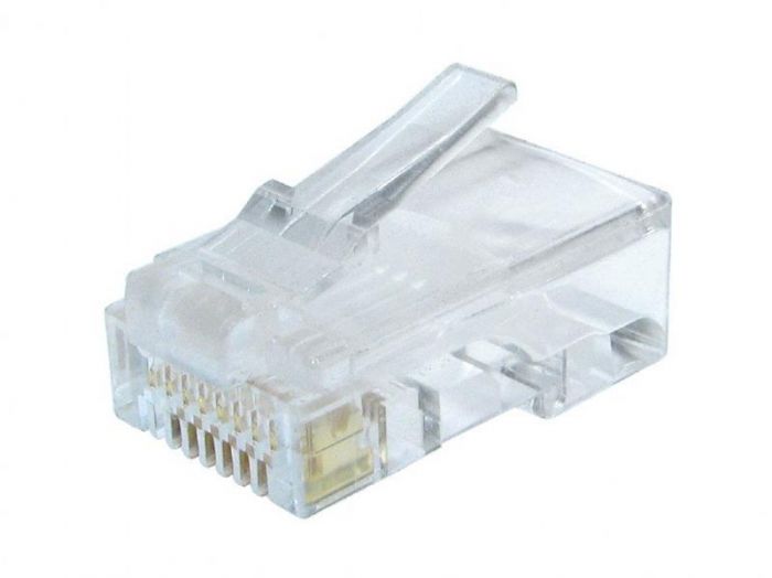 Конектор RJ 45 Cablexpert (LC-8P8C-002/10) 8P8C, Cat.6, із позолоченими контактами (10 шт/уп)