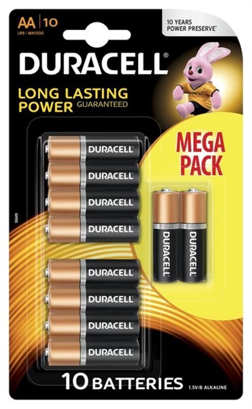 Батарейка Duracell Basic AA/LR06 BL 10шт