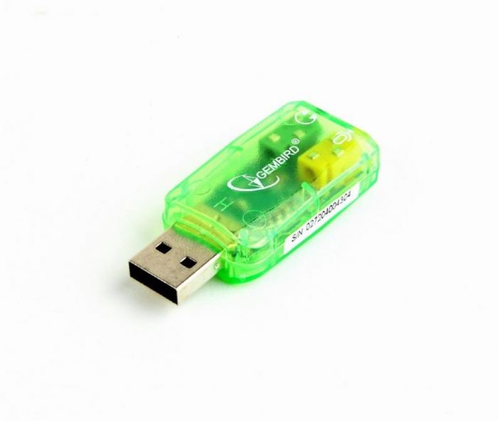 Звукова карта Gembird SC-USB-01 Green