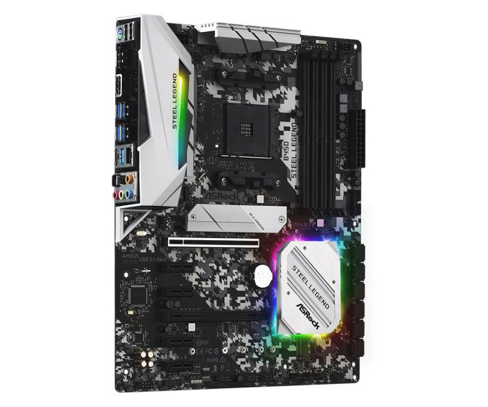 Материнська плата ASRock B450 Steel Legend Socket AM4