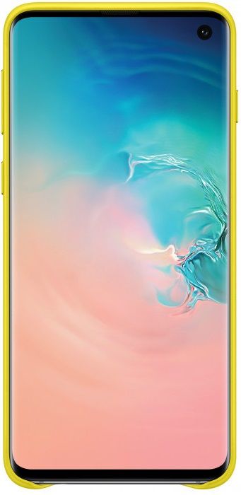 Чохол-накладка Samsung Leather Cover для Samsung Galaxy S10 SM-G973 Yellow (EF-VG973LYEGRU)