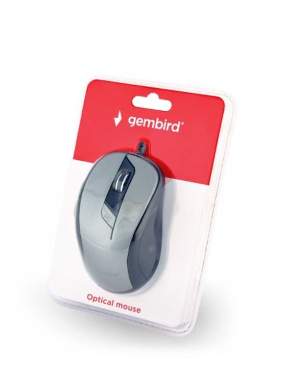 Миша Gembird MUS-6B-01-BG Black/Grey USB