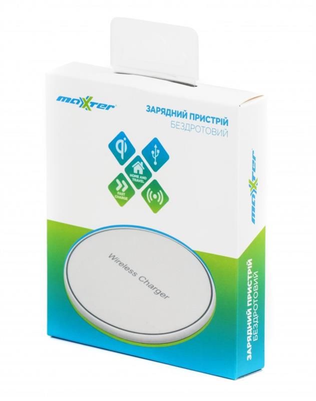 Бездротовий зарядний пристрій Maxxter QC3.0 (M-QIF-03)