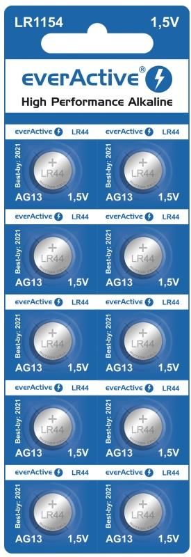 Батарейка everActive LR44 BL 10шт