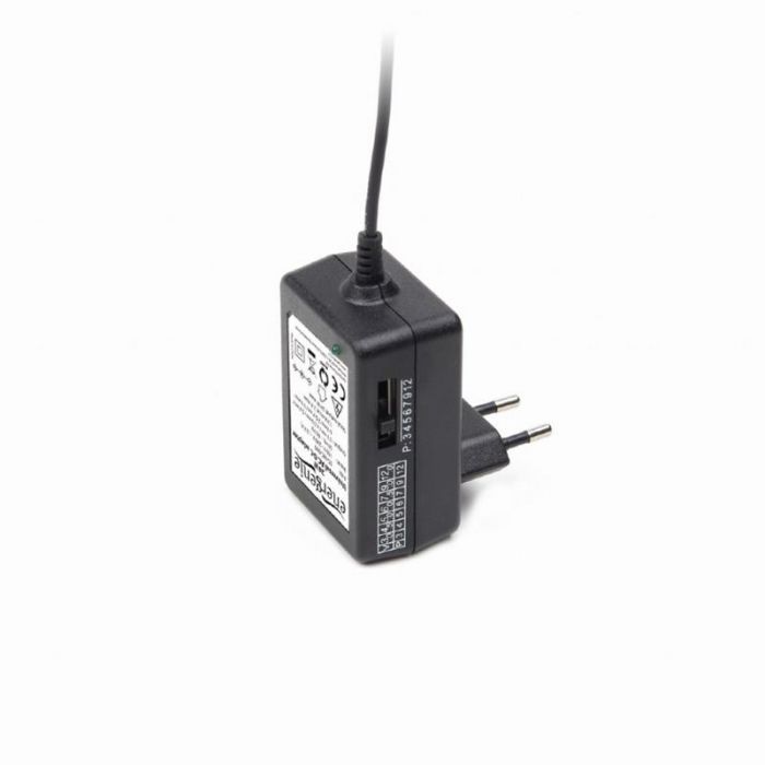 Мережевий зарядний пристрій EnerGenie (1USBx2A) Black (EG-MC-009) + універсальний кабель