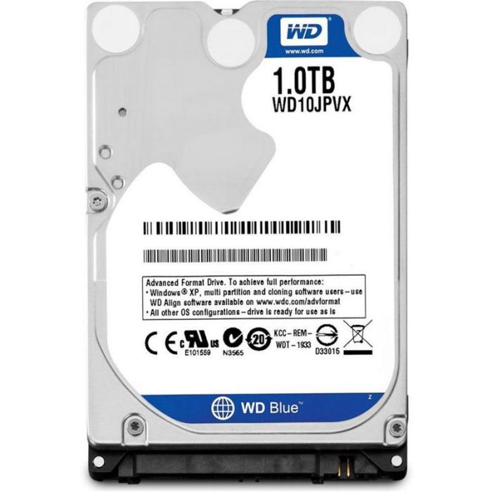 Накопичувач HDD 2.5" SATA 1.0TB WD Scorpio Blue 5400rpm 8MB (WD10JPVX)