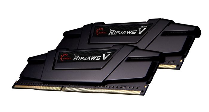 Модуль пам`ятi DDR4 2x32GB/2666 G.Skill Ripjaws V Black (F4-2666C18D-64GVK)