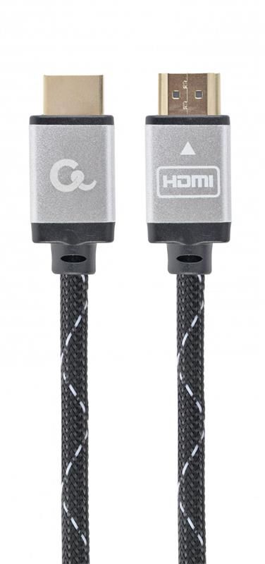 Кабель Cablexpert HDMI - HDMI V 1.4 (M/M), 5 м, чорний/сірий (CCB-HDMIL-5M) коробка