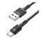 Кабель Hoco X83 USB - USB Type-C (M/M), 1 м, Black (6931474770905)