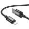 Кабель Hoco X89 Wind USB - Lightning (M/M), 1 м, Black (6931474784322)