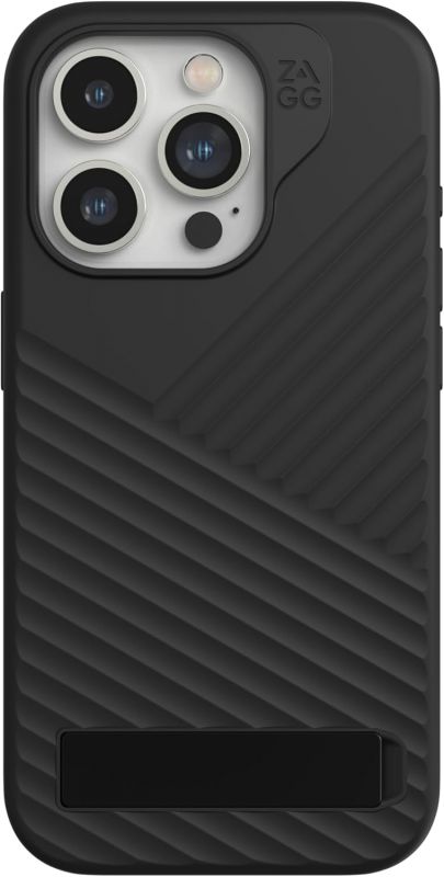 Чохол-накладка Zagg Gear4 Denali Snap with MagSafe w/ Kickstand для Apple iPhone 15 Pro Black (702312348 / 702312718)