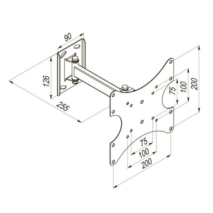 Кронштейн KSL Simpler 26ET (VESA200х200)