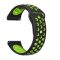 Ремінець BeCover Nike Style для Xiaomi Amazfit Bip/Bip Lite/Bip S Lite/GTR 42mm/GTS/TicWatch S2/TicWatch E Black-Green (705703)