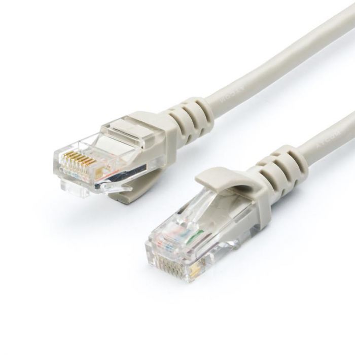 Патч-корд UTP Atcom Geplink Cat.5e, 26AWG, 10 м, сірий (GL8010)