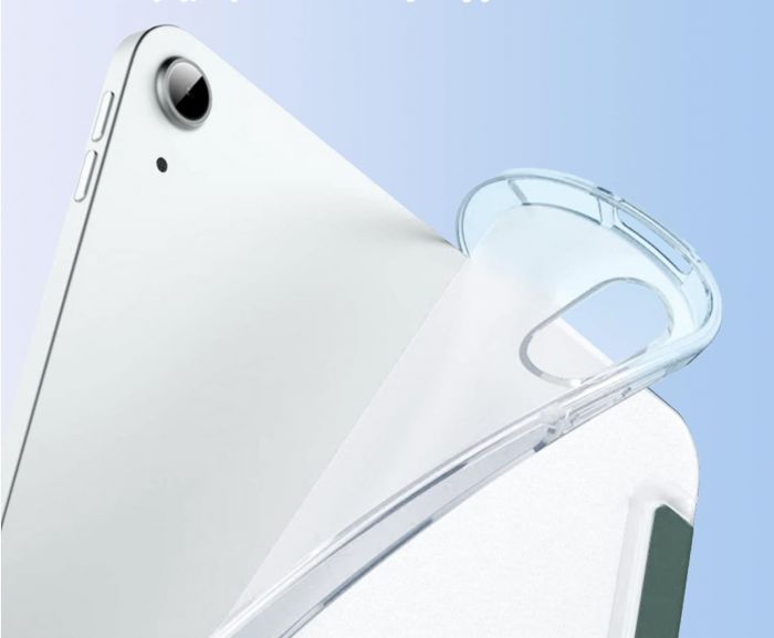 Чохол-книжка BeCover Soft Edge з кріпленням Apple Pencil для Apple iPad Air (4/5) 2020/2022 10.9" Dark Green (711120)