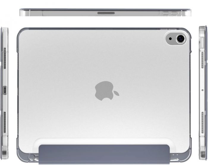 Чохол-книжка BeCover Soft Edge з кріпленням Apple Pencil для Apple iPad Air (4/5) 2020/2022 10.9" Purple (711124)