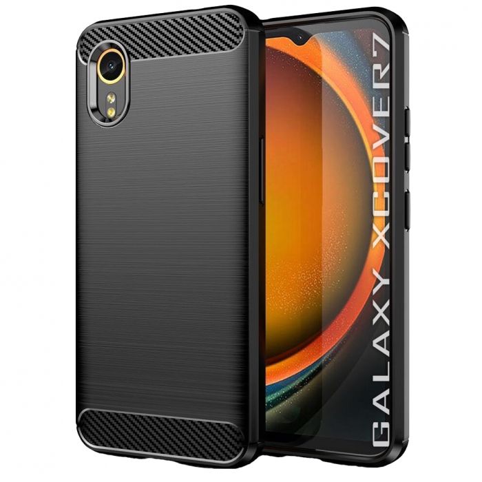 Чохол-накладка BeCover Carbon Series для Samsung Galaxy Xcover7 SM-G556 Black (711892)