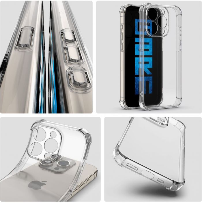 Чохол-накладка BeCover Anti-Shock для Apple iPhone 16 Pro Max Clear (712113)