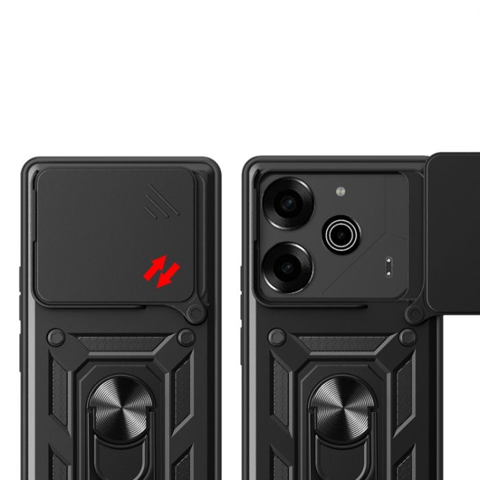 Чохол-накладка BeCover Military для Tecno POVA 6 (LI7) Black (712167)