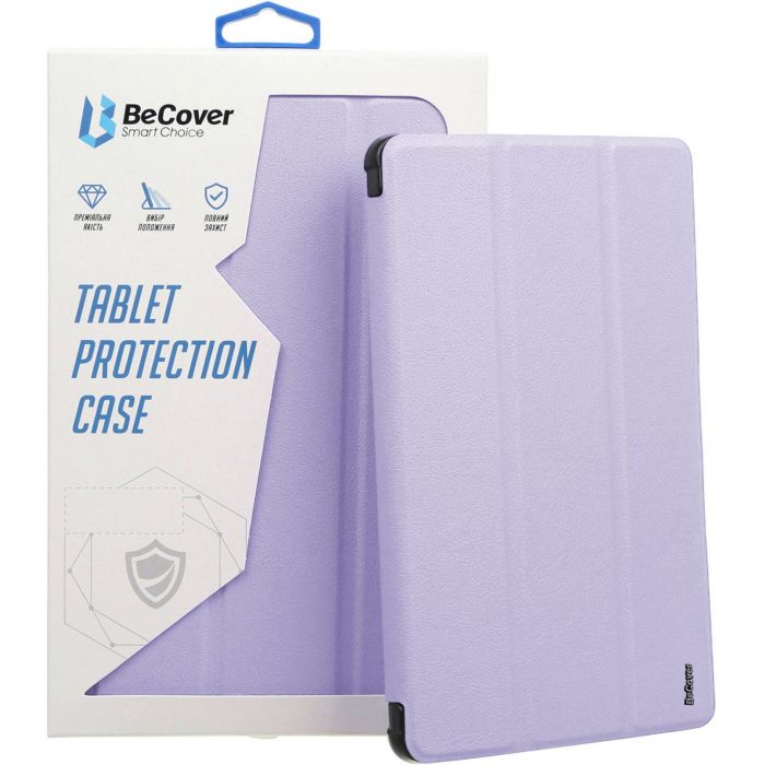 Чохол-книжка BeCover Ultra Slim Origami Transparent з кріпленням Apple для Apple iPad 10.9" 2022 Purple (712941)