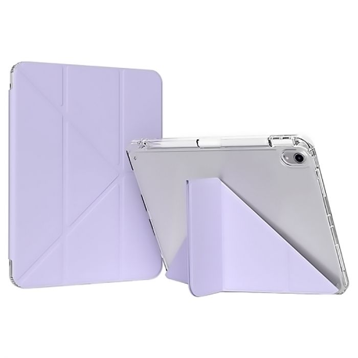 Чохол-книжка BeCover Ultra Slim Origami Transparent з кріпленням Apple для Apple iPad 10.9" 2022 Purple (712941)