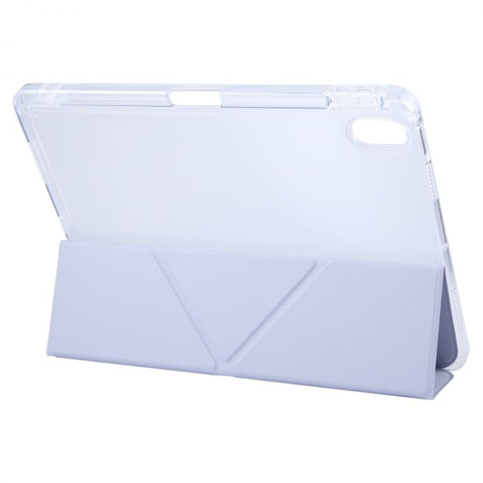 Чохол-книжка BeCover Ultra Slim Origami Transparent з кріпленням Apple для Apple iPad 10.9" 2022 Purple (712941)
