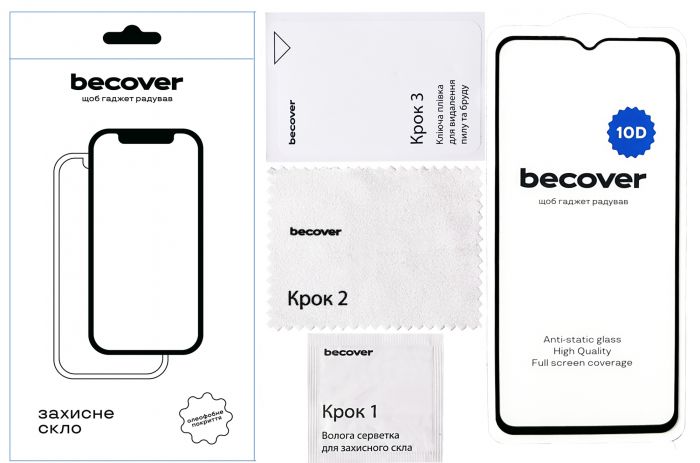 Захисне скло BeCover для Samsung Galaxy A07 SM-A075 Black (713684)