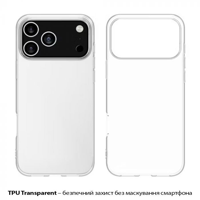 Чохол-накладка BeCover для Apple iPhone 17 Pro Transparancy (713761)
