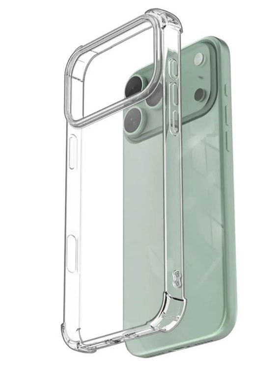 Чохол-накладка BeCover Anti-Shock для Apple iPhone 17 Pro Clear (713797)