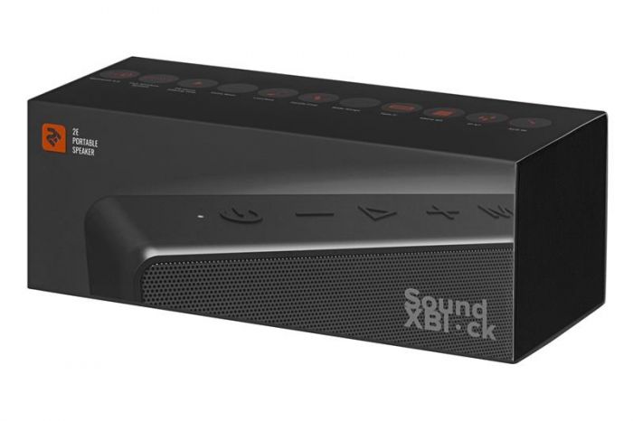 Акустична система 2E SoundXBlock TWS MP3 Wireless Waterproof Black (2E-BSSXBWBK)