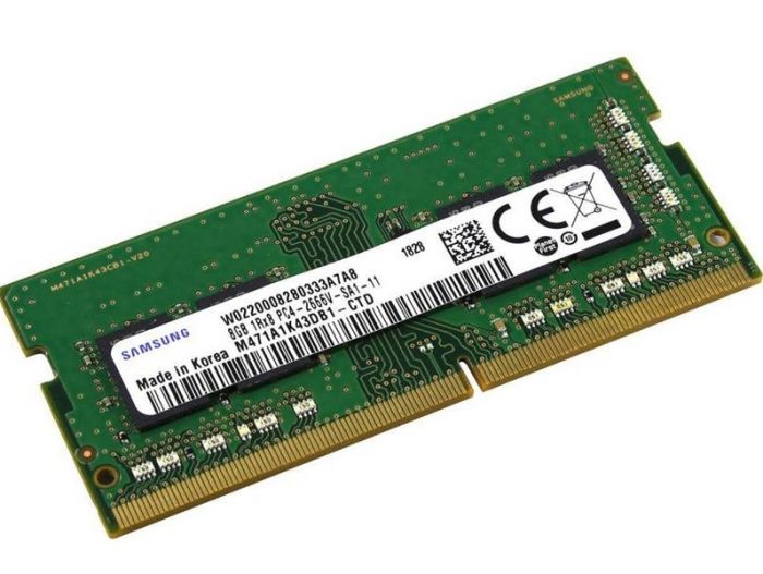 Модуль пам`ятi SO-DIMM 8GB/2666 DDR4 Samsung (M471A1K43DB1-CTD)