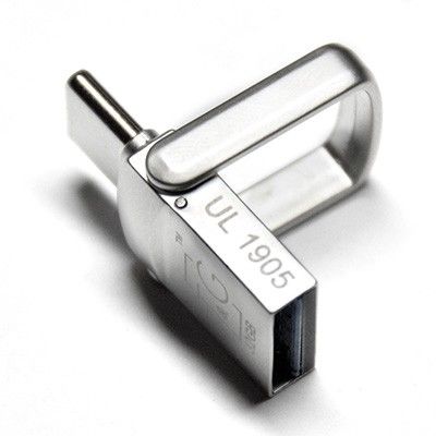 Флеш-накопичувач USB3.0 16GB Type-C T&G 104 Metal Series Silver (TG104TC-16G3)