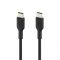 Кабель Belkin USB Type-C-USB Type-C, 1м Black (CAB003BT1MBK)