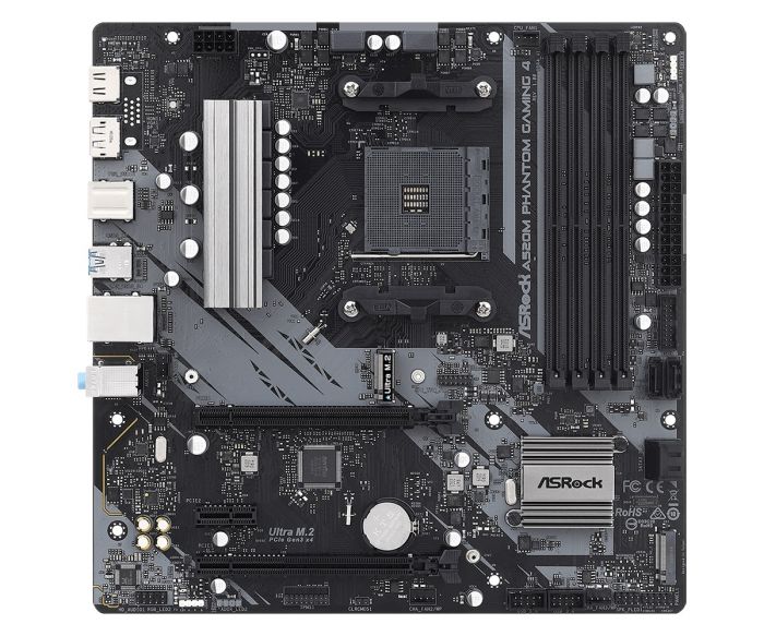 Материнська плата ASRock A520M Phantom Gaming 4 Socket AM4