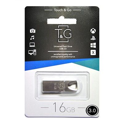 Флеш-накопичувач USB3.0 16GB T&G 117 Metal Series Silver (TG117SL-16G3)