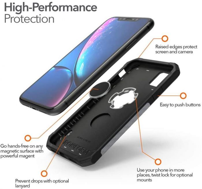 Чохол-накладка Rokform Rugged для Apple iPhone 11 Pro Gun Metal (306643P)