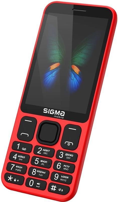 Мобiльний телефон Sigma mobile X-Style 351 Lider Dual Sim Red_