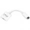 Адаптер Cablexpert DisplayPort - HDMI (M/F), 0.1 м, White (A-DPM-HDMIF-002-W)