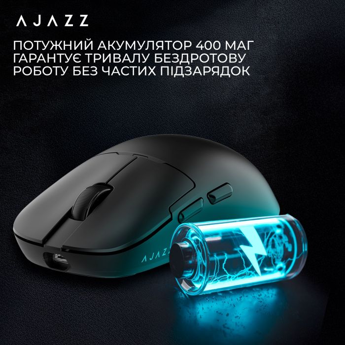 Миша бездротова Ajazz AJ159Pro Black (AJ159-PRO-B)