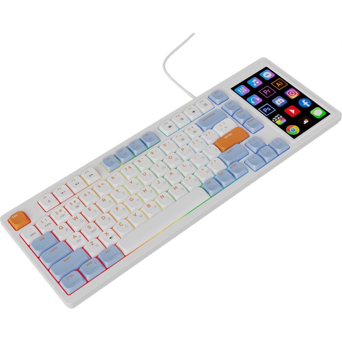 Клавіатура Ajazz AKP815 Huano Red Switch White (AKP815-R-WBO)