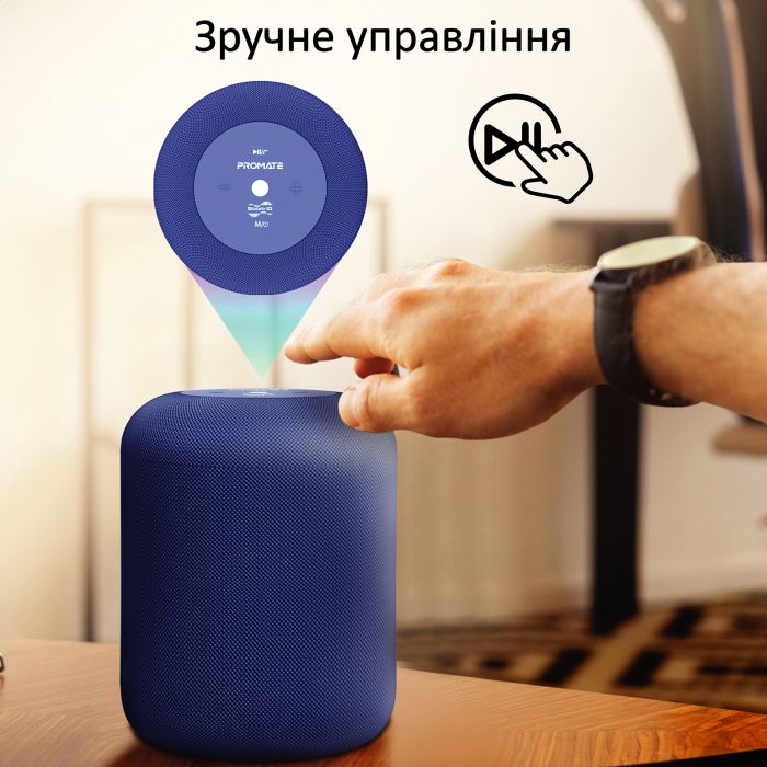 Акустична система Promate Boom-10 W Blue (boom-10.blue)