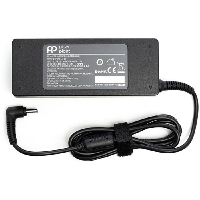 Блок живлення PowerPlant для ноутбука Asus 220V, 19V 90W 4.74A, 4.0х1.35мм (AS90F4014)