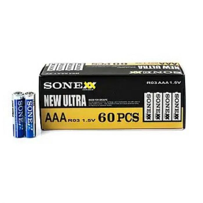 Батарейка Sonex Super Heavy Duty AAА/LR03 60шт